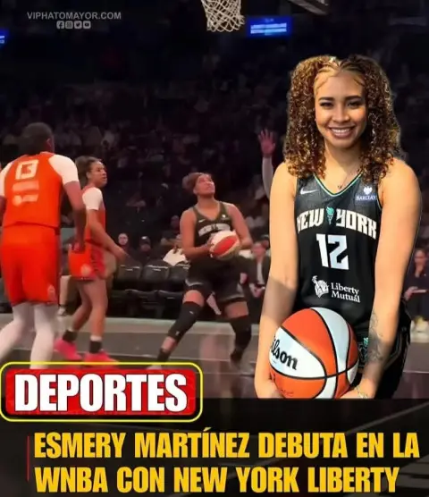 Esmery Martínez debuta en la WNBA; primera dominicana nacida en RD que lo logra