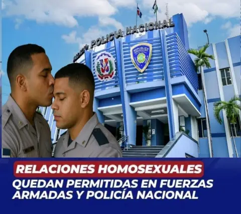 Relaciones homosexuales quedan permitidas en las Fuerzas Armadas y la Policía Nacional