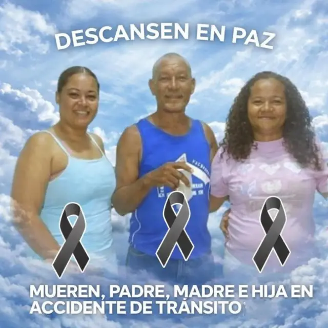 Mueren tres miembros de una familia en accidente de tránsito