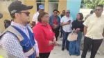 Autoridades se reúnen con presentantes de la comunidad en conflicto por apertura de una escuela en Barrio Norte Dajabón